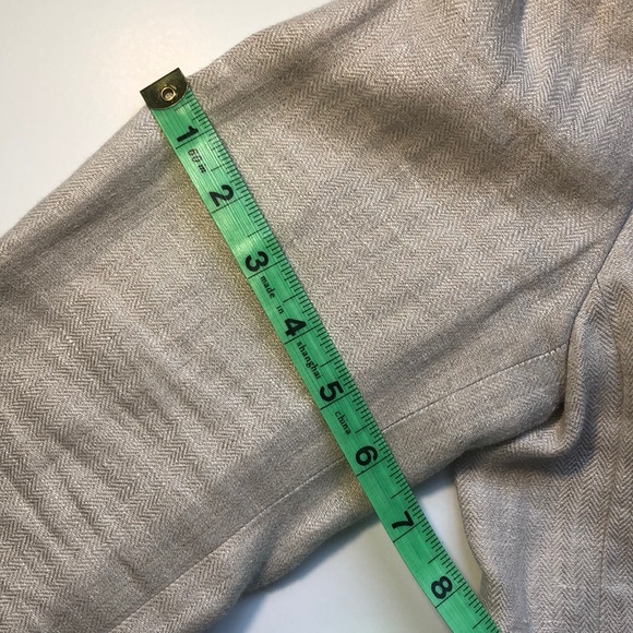 Anne Taylor LOFT Linen Collarless Jacket - Picture 14 of 14